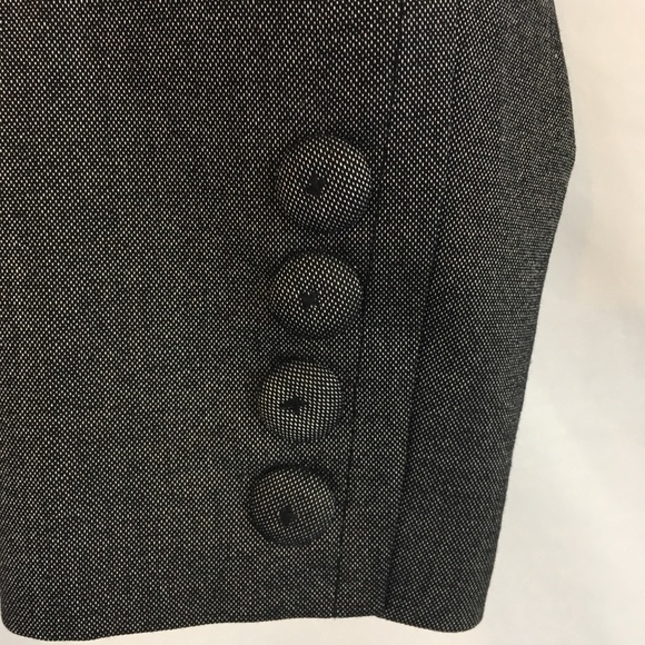 Trina Turk Wool & Silk Cropped Blazer Grey Sz 12 - Picture 7 of 7